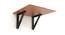 Hemming Engineered Wood Square Dining Table in Beige Colour (Beige, Matte Finish) by Urban Ladder - Design 1 Close View - 566286