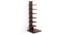 Osvil Engineered Wood Bookshelf in Wenge Finish (Brown Finish) by Urban Ladder - Front View Design 1 - 566302