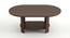 Osnale Oval Engineered Wood Coffee Table in Wenge Finish (Matte Finish) by Urban Ladder - Front View Design 1 - 566316