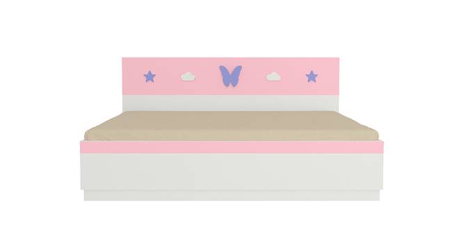 Renata Engineered Wood Box Storage Bed - English Pink - Persian Lilac (Single Bed Size, Matte Laminate Finish) by Urban Ladder - Front View Design 1 - 566367