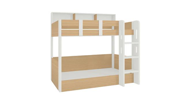 Carina Engineered Wood Storage Bunk Bed - Ivory - Canadian Maple (Single Bed Size, Matte Laminate Finish) by Urban Ladder - Front View Design 1 - 566368