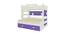 Odessa Engineered Wood Non Storage Bunk Bed - Lavender Purple (Matte Laminate Finish, Double Bed Size) by Urban Ladder - Cross View Design 1 - 566375