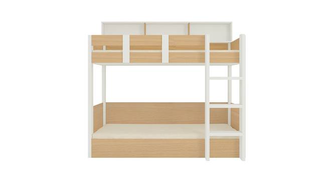 Carina Engineered Wood Storage Bunk Bed - Ivory - Canadian Maple (Single Bed Size, Matte Laminate Finish) by Urban Ladder - Cross View Design 1 - 566383