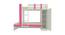 Evita Engineered Wood Box Storage Bunk Bed - Barbie Pink (Single Bed Size, Matte Laminate Finish) by Urban Ladder - Design 1 Side View - 566386