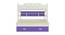 Odessa Engineered Wood Non Storage Bunk Bed - Lavender Purple (Matte Laminate Finish, Double Bed Size) by Urban Ladder - Design 1 Side View - 566390