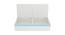 Renata Engineered Wood Box Storage Bed - Sky Blue - Light Orange (Single Bed Size, Matte Laminate Finish) by Urban Ladder - Rear View Design 1 - 566406