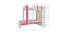 Evita Engineered Wood Box Storage Bunk Bed - Barbie Pink (Single Bed Size, Matte Laminate Finish) by Urban Ladder - Design 1 Dimension - 566413