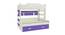Odessa Engineered Wood Non Storage Bunk Bed - Lavender Purple (Matte Laminate Finish, Double Bed Size) by Urban Ladder - Design 1 Dimension - 566433