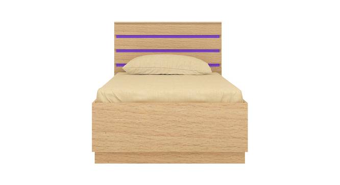 Paloma Engineered Wood Box Storage Bed - Canadian Maple - Lavender Purple (Single Bed Size, Matte Laminate Finish) by Urban Ladder - Front View Design 1 - 566462