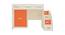 Bonita Engineered Wood Box & Drawer Storage Bunk Bed - Light Wood - Light Orange (Single Bed Size, Matte Laminate Finish) by Urban Ladder - Cross View Design 1 - 566468