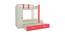 Evita Trundle Engineered Wood Box Storage Bunk Bed - Strawberry Pink (Single Bed Size, Matte Laminate Finish) by Urban Ladder - Cross View Design 1 - 566470