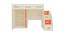 Bonita Engineered Wood Box & Drawer Storage Bunk Bed - Light Wood - Light Orange (Single Bed Size, Matte Laminate Finish) by Urban Ladder - Design 1 Side View - 566482