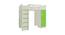 Siona Engineered Wood Box & Drawer Storage Bunk Bed - Verdant Green (Single Bed Size, Matte Laminate Finish) by Urban Ladder - Design 1 Side View - 566486