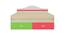Arcadia Engineered Wood Drawer Storage Trundle Bed - Strawberry Pink - Verdant Green (King Bed Size, Matte Laminate Finish) by Urban Ladder - Design 1 Side View - 566489