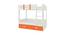 Adonica Engineered Wood Drawer Storage Bunk Bed - Light Orange (Single Bed Size, Matte Laminate Finish) by Urban Ladder - Rear View Design 1 - 566493