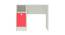 Sonoma Engineered Wood Drawer Storage Bunk Bed - Misty Turquoise - Strawberry Pink (Single Bed Size, Matte Laminate Finish) by Urban Ladder - Rear View Design 1 - 566499