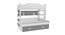 Odessa Engineered Wood Non Storage Bunk Bed - Lime Yellow - Azure Blue (Matte Laminate Finish, Double Bed Size) by Urban Ladder - Design 1 Dimension - 566535