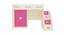 Bonita Engineered Wood Box & Drawer Storage Bunk Bed - Light Wood - Barbie Pink (Single Bed Size, Matte Laminate Finish) by Urban Ladder - Front View Design 1 - 566544
