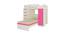 Siona Engineered Wood Box & Drawer Storage Bunk Bed - Barbie Pink (Single Bed Size, Matte Laminate Finish) by Urban Ladder - Front View Design 1 - 566553