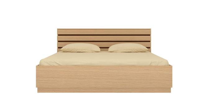 Paloma Engineered Wood Box Storage Bed - Canadian Maple (King Bed Size, Matte Laminate Finish) by Urban Ladder - Front View Design 1 - 566555