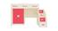 Bonita Engineered Wood Box & Drawer Storage Bunk Bed - Light Wood - Strawberry Pink (Single Bed Size, Matte Laminate Finish) by Urban Ladder - Cross View Design 1 - 566559