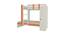Evita Engineered Wood Box Storage Bunk Bed - Light Orange (Single Bed Size, Matte Laminate Finish) by Urban Ladder - Cross View Design 1 - 566563