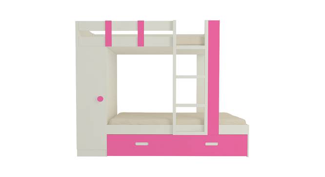 Evita Trundle Engineered Wood Box Storage Bunk Bed - Barbie Pink (Single Bed Size, Matte Laminate Finish) by Urban Ladder - Cross View Design 1 - 566564
