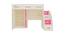 Bonita Engineered Wood Box & Drawer Storage Bunk Bed - Light Wood - Barbie Pink (Single Bed Size, Matte Laminate Finish) by Urban Ladder - Design 1 Side View - 566572