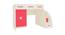 Bonita Engineered Wood Box & Drawer Storage Bunk Bed - Light Wood - Strawberry Pink (Single Bed Size, Matte Laminate Finish) by Urban Ladder - Design 1 Side View - 566573