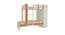 Evita Engineered Wood Box Storage Bunk Bed - Light Orange (Single Bed Size, Matte Laminate Finish) by Urban Ladder - Design 1 Side View - 566577