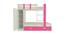 Evita Trundle Engineered Wood Box Storage Bunk Bed - Barbie Pink (Single Bed Size, Matte Laminate Finish) by Urban Ladder - Design 1 Side View - 566578
