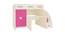 Bonita Engineered Wood Box & Drawer Storage Bunk Bed - Light Wood - Barbie Pink (Single Bed Size, Matte Laminate Finish) by Urban Ladder - Rear View Design 1 - 566586