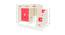 Bonita Engineered Wood Box & Drawer Storage Bunk Bed - Light Wood - Strawberry Pink (Single Bed Size, Matte Laminate Finish) by Urban Ladder - Design 1 Dimension - 566606