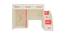 Bonita Engineered Wood Box & Drawer Storage Bunk Bed - Light Wood - Strawberry Pink (Single Bed Size, Matte Laminate Finish) by Urban Ladder - Design 1 Dimension - 566633