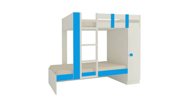 Evita Engineered Wood Box Storage Bunk Bed - Azure Blue (Single Bed Size, Matte Laminate Finish) by Urban Ladder - Cross View Design 1 - 566654