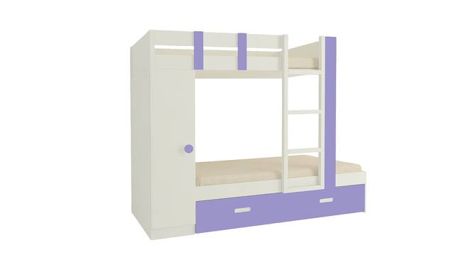 Evita Trundle Engineered Wood Box Storage Bunk Bed - Persian Lilac (Single Bed Size, Matte Laminate Finish) by Urban Ladder - Cross View Design 1 - 566656