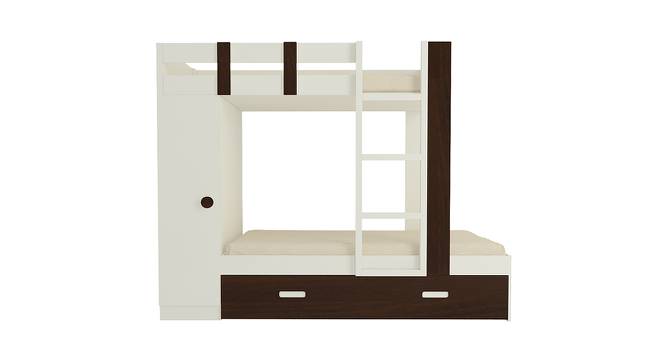 Evita Trundle Engineered Wood Box Storage Bunk Bed - Coffee Walnut (Single Bed Size, Matte Laminate Finish) by Urban Ladder - Cross View Design 1 - 566657