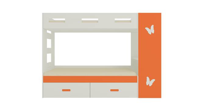 Rio Engineered Wood Box & Drawer Storage Bunk Bed - Light Orange (Single Bed Size, Matte Laminate Finish) by Urban Ladder - Cross View Design 1 - 566659