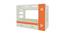Rio Engineered Wood Box & Drawer Storage Bunk Bed - Light Orange (Single Bed Size, Matte Laminate Finish) by Urban Ladder - Design 1 Side View - 566673