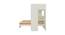 Siona Engineered Wood Box & Drawer Storage Bunk Bed - Light Orange (Single Bed Size, Matte Laminate Finish) by Urban Ladder - Rear View Design 1 - 566684