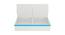 Renata Engineered Wood Box Storage Bed - Azure Blue - Lime Yellow (Single Bed Size, Matte Laminate Finish) by Urban Ladder - Rear View Design 1 - 566687