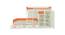 Eskada Engineered Wood Box & Drawer Storage Bunk Bed - Orange (Single Bed Size, Matte Laminate Finish) by Urban Ladder - Design 1 Dimension - 566709