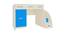 Bonita Engineered Wood Box & Drawer Storage Bunk Bed - Light Wood - Azure Blue (Single Bed Size, Matte Laminate Finish) by Urban Ladder - Cross View Design 1 - 566744