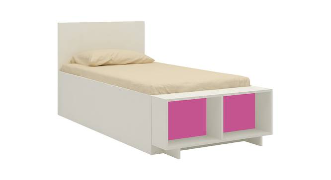 Minerva Engineered Wood Drawer Storage Bed - Barbie Pink (Single Bed Size, Matte Laminate Finish) by Urban Ladder - Cross View Design 1 - 566750