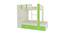 Evita Trundle Engineered Wood Box Storage Bunk Bed - Verdant Green (Single Bed Size, Matte Laminate Finish) by Urban Ladder - Design 1 Side View - 566763