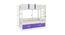 Adonica Engineered Wood Drawer Storage Bunk Bed - Lavender Purple (Single Bed Size, Matte Laminate Finish) by Urban Ladder - Design 1 Dimension - 566784