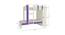 Evita Engineered Wood Box Storage Bunk Bed - Lavender Purple (Single Bed Size, Matte Laminate Finish) by Urban Ladder - Design 1 Dimension - 566790