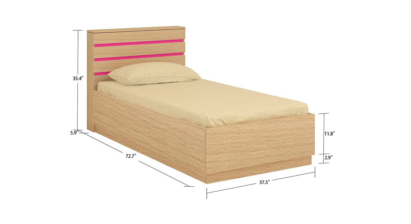 Paloma Engineered Wood Box storage Bed in Colour Urban Ladder