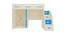 Bonita Engineered Wood Box & Drawer Storage Bunk Bed - Light Wood - Azure Blue (Single Bed Size, Matte Laminate Finish) by Urban Ladder - Design 1 Dimension - 566800