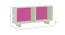 Minerva Engineered Wood Drawer Storage Bed - Barbie Pink (Single Bed Size, Matte Laminate Finish) by Urban Ladder - Design 1 Dimension - 566806